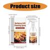 Powerful Grill & BBQ Cleaning Agent Use Friendly 120ml Capacity BBQ Grill Cleanser for Hygienic Cooking Front