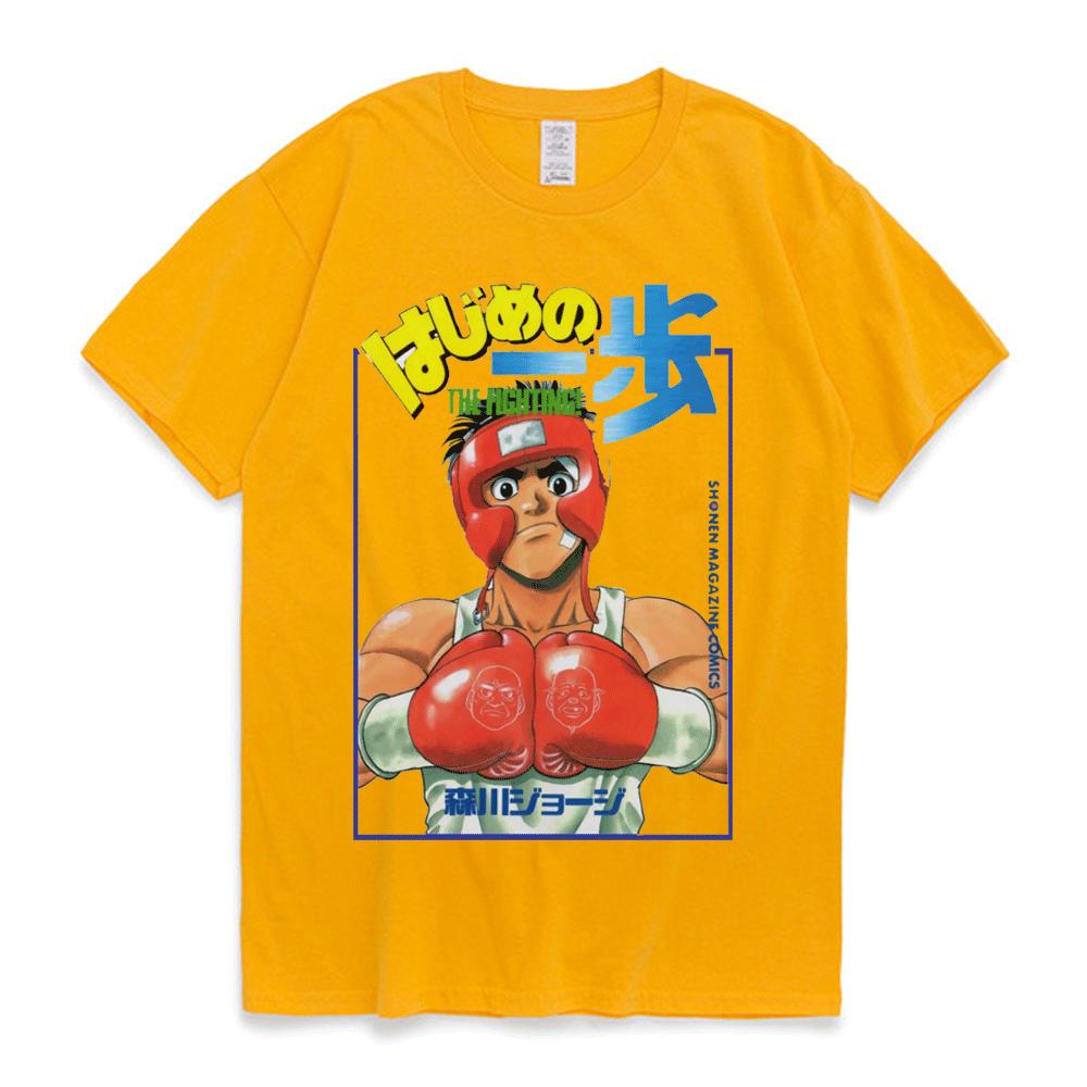 2026 Anime Hajime No Ippo T Shirt Makunouchi Graphic Print Short Sleeve Tee Shirts Cartoon Kamogawa Boxing Gym T-Shirt Streetwear
