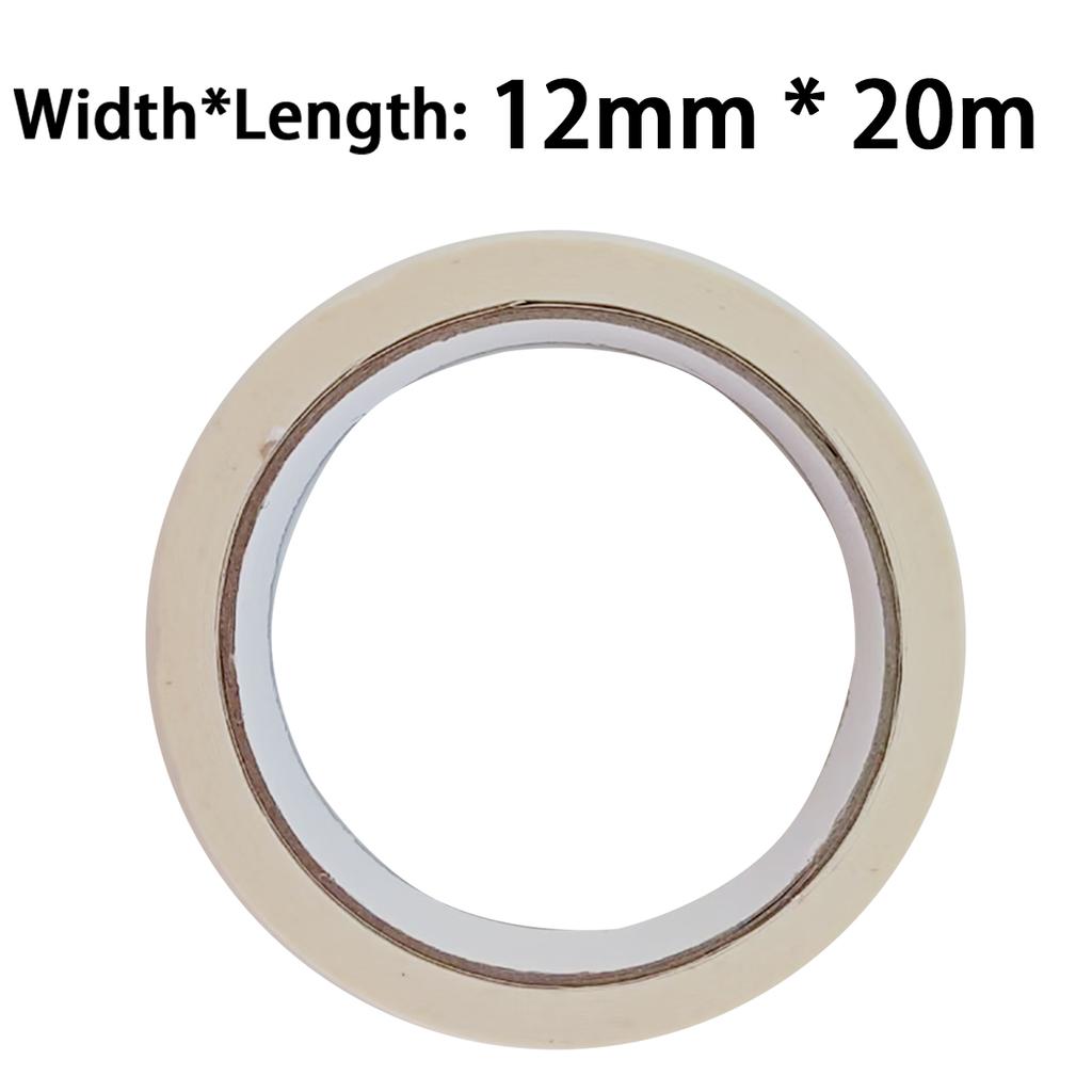 20m/50m Masking Tape White Writable Sealing Self Adhesive Tape Waterproof for Art Painting Sketch Car DIY Paper School Supplies