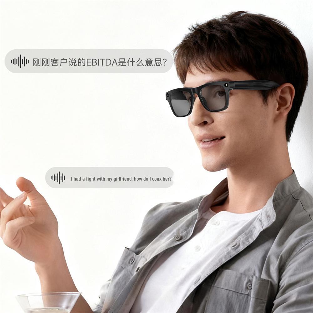 CrossXK One Mac Smart Glasses: 8MP Camera, Stabilization, Smart Call, Object Recognition, AI Translation.