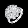 925 Sterling Silver Elegant Rose Flower Women Rings Fashion Jewelry For Female Valentine 'S Day Gifts