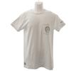 M Short Sleeve T-shirt White Cotton Mens
