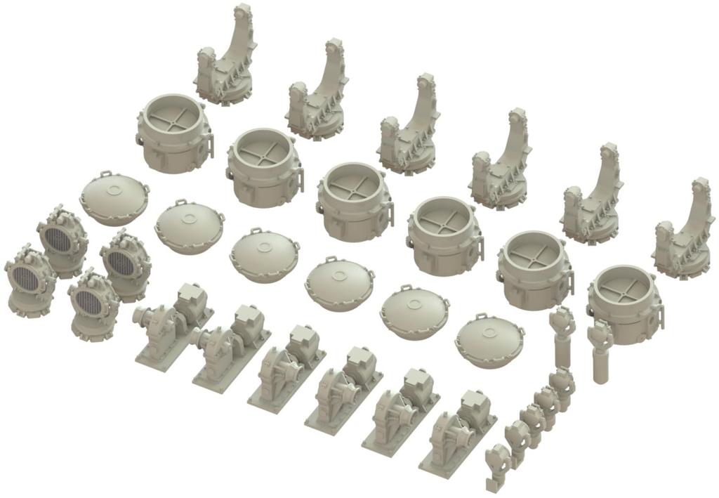 Pontos Model Japanese Navy Nagato 1941 3D Parts Set Limited Plastic Model Parts 68063 1/350 (Japan Edition) (Ship)