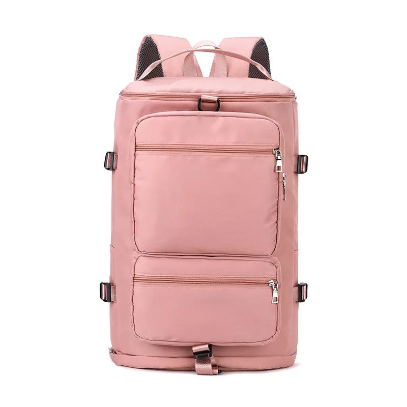 Large Capacity Gym Bags Women Travel Bag Dry and Wet Separation Sports Yoga Luggage Crossbody Bag Casual Weekend Travel Backpack
