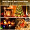 30/100/200m LED Copper Wire String Lights Street Fairy Lights Garland Led Remote Outdoor Christmas Tree Garden Wedding Party Patio Decor Light