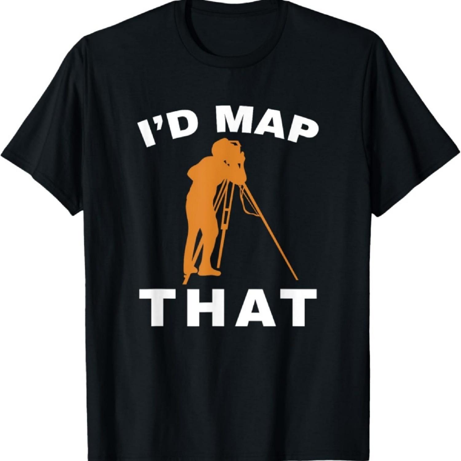 

Я бы нанес на карту Тренога инженера-геодезиста Футболка геодезиста XXXXXL чёрный