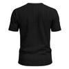 T-shirt décontracté à col en V et manches courtes pour homme avec poche poitrine en tissu léger et respirant pour un usage quotidien