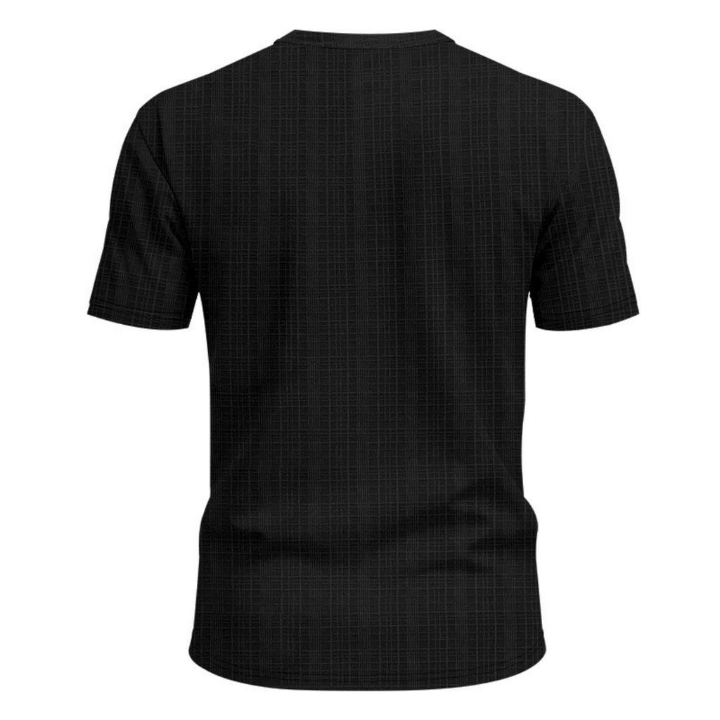 T-shirt décontracté à col en V et manches courtes pour homme avec poche poitrine en tissu léger et respirant pour un usage quotidien