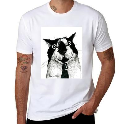 Hemd Katze für Mann T-Shirt Mann Lulu T-Shirt lässiges T