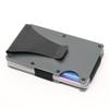 Aluminum Alloy RFID Anti-Theft Ultra-Thin Metal Card Holder Wallet for Men