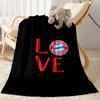 Bayern Munich Blanket Comfortable Perfect for Office Office Chair Bedding All-Season Use Modern Style Best Holiday Gift for Friends Family