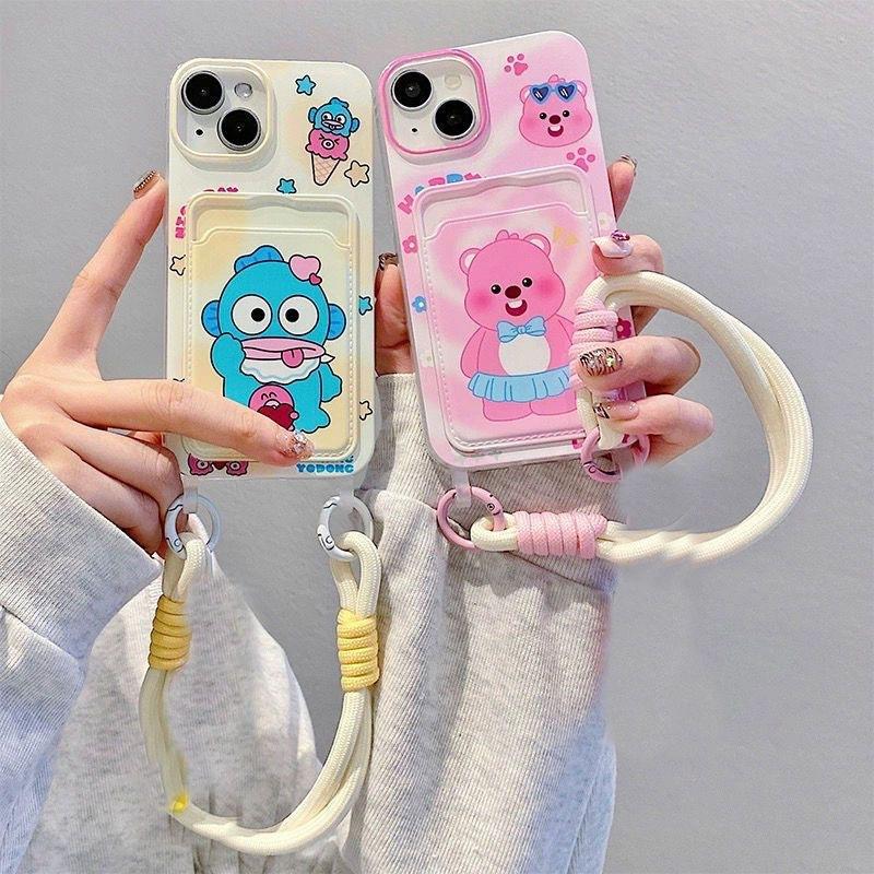Cartoon Ruby Clownfish iPhone11 Apple 11promax mobile phone case 11 Beaver 11 Card bag 11 Lanyard 11