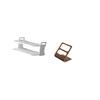 Router Storage Box Set Wall Mount Shelf Holder Remote Control Wooden Home