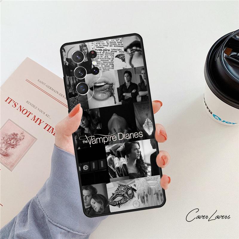 The Vampire Diaries Phone Case For Samsung Galaxy S24 S25 S23 S22 Ultra Note 10 20 Plus S20 S21 FE Cover
