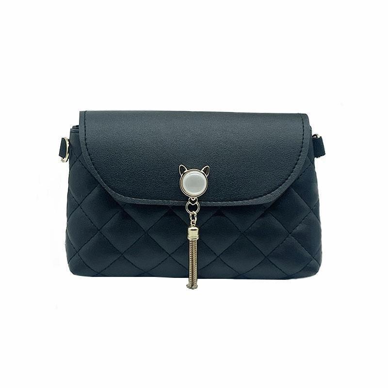 Women's Fringed Small Square Bag Summer and Autumn New Personalized Oblique Span Shoulder Change Mobile Phone Women's Bag Tide