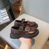 Classmate 2025 Spring and Autumn New Classmate Korean Version Versatile Children's Single Shoes Soft Sole Girls' Princess Leather Shoes