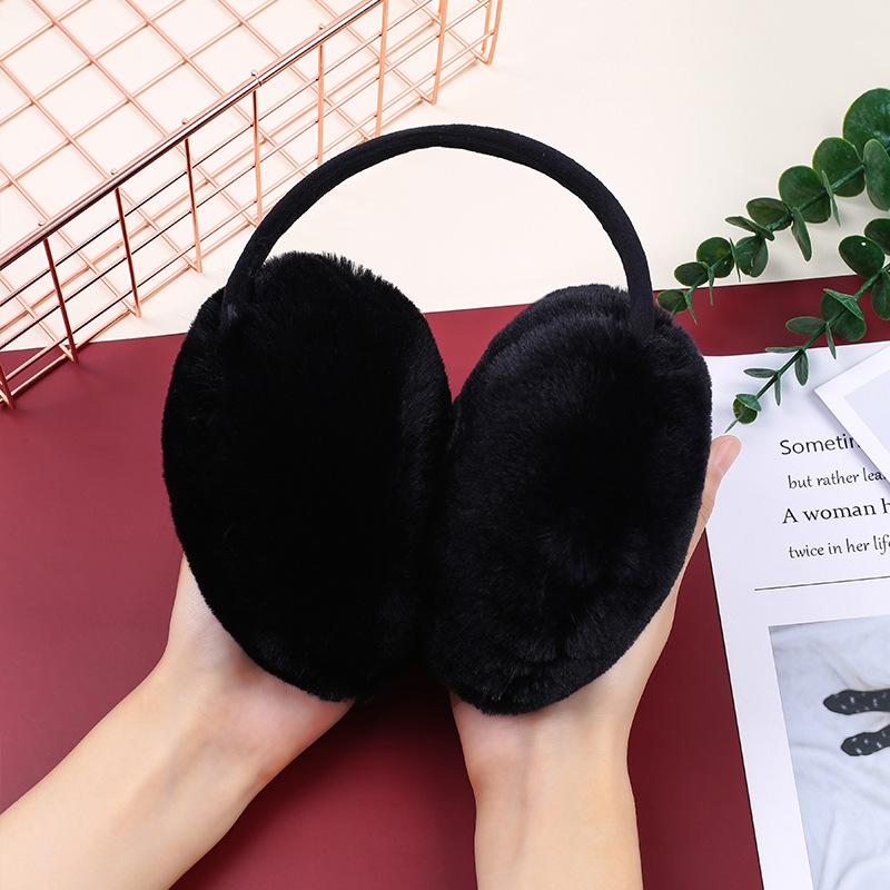 Autumn and Winter Students Ride Lovely Ears Warm Face Women's Earmuffs