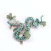Stylish and Elegant Zodiac Animal Snake Brooch Personalized Luxury Accessory Pin Gift