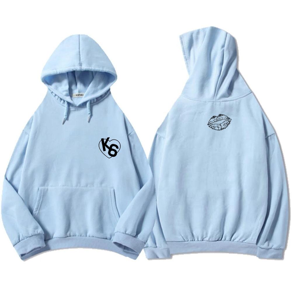 K6 Kiss 6 K CAMP Hoodies Unisex Streetwear Long Sleeve Casual Winter Hooded Sweatshirts Graphic Printed Clothing Men Women Hoody