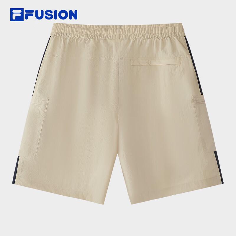 FILA FUSION Sketch Dog Collaboration Men's Loose Woven Shorts
