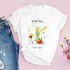 New Fashion Little Prince Printed Women's T-shirt Casual Fashion T-shirt Summer Casual T-shirt Round Neck