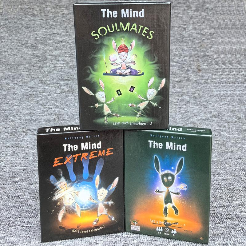 

Английская версия игры The Mind, синхронизация разума, индукция, телепатическая карточная игра, карточная игра для вечеринок