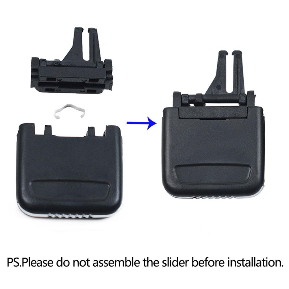 Car Middle Left Right Rear Air Conditioner Center AC Vent Grille Outlet Tab Clip Slider Repair Kit For Porsche Cayenne