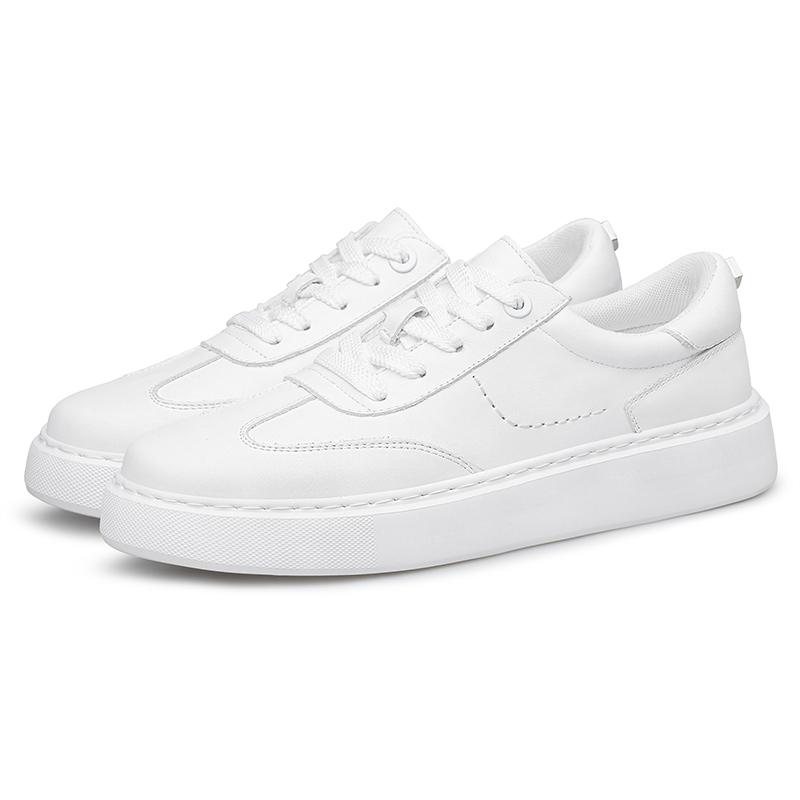 Fashion Male Skate Shoe Genuine Leather Mens Sneakers Male Comfortable Flats Handmade Men Casual Shoes Hot Sale Male Walking Footwear