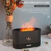 Essential Oil Diffuser LED Ambient Ultrasonic Humidifier Portable Night Atmosphere Light With Special Flame Effect For Home/Office/Bedroom
