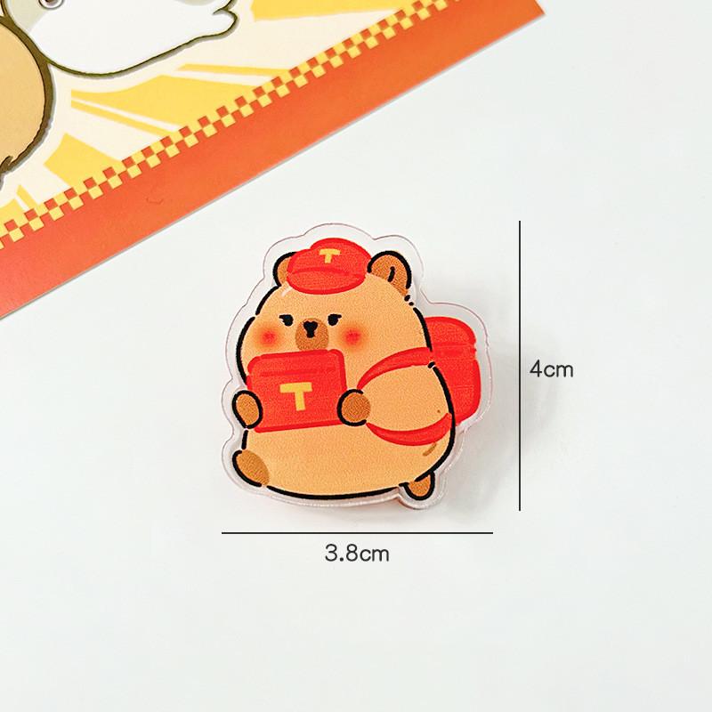 1pc Cute Flowers Multifunction Memo Clip Transparent Acrylic Kawaii Stationery Storage Clip Documents Organizer Clips