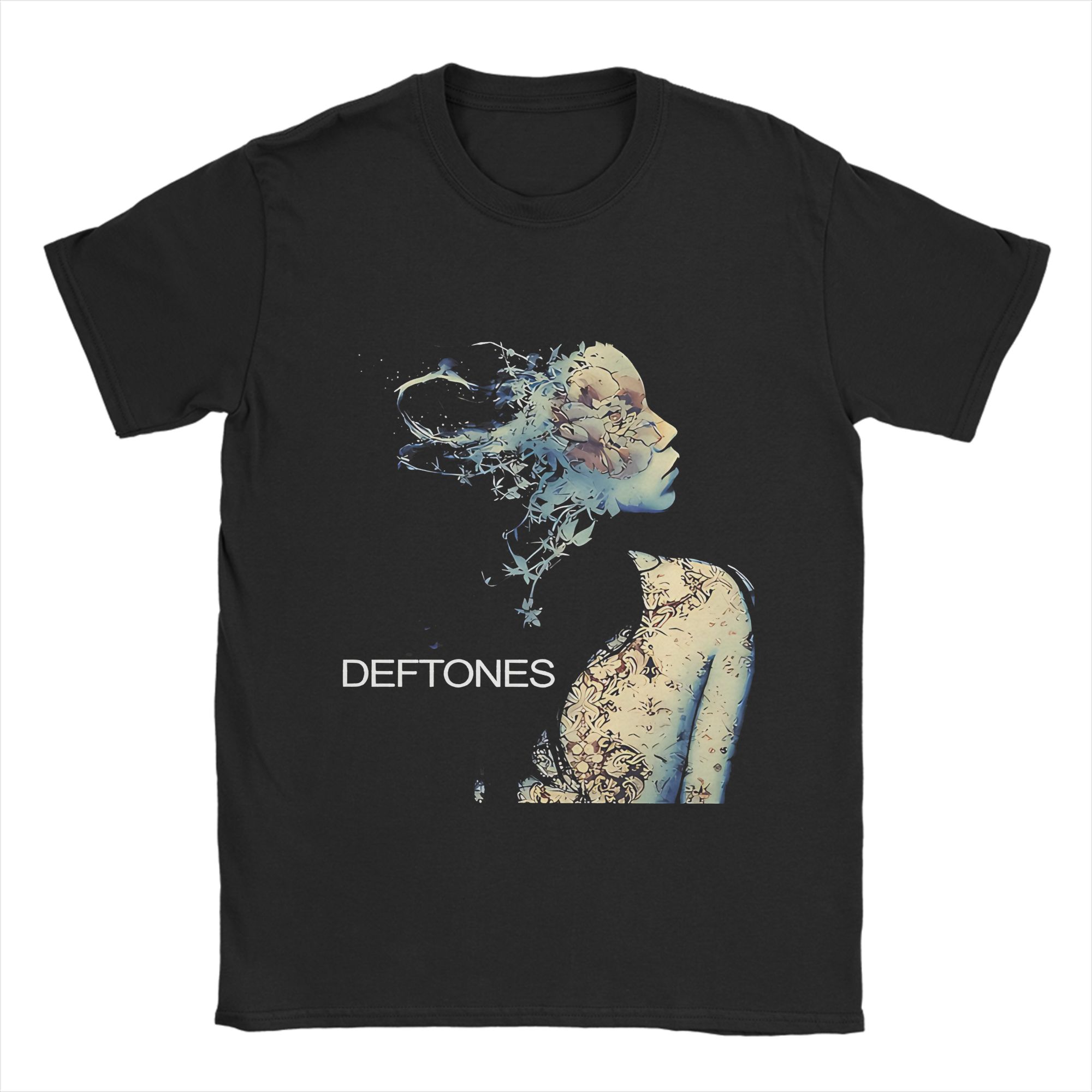 

D-Deftones Футболки Мужские 100% Хлопок Винтажные Футболки С Круглым Вырезом Футболка С Коротким Рукавом Одежда Подарок на День Рождения S разноцветный