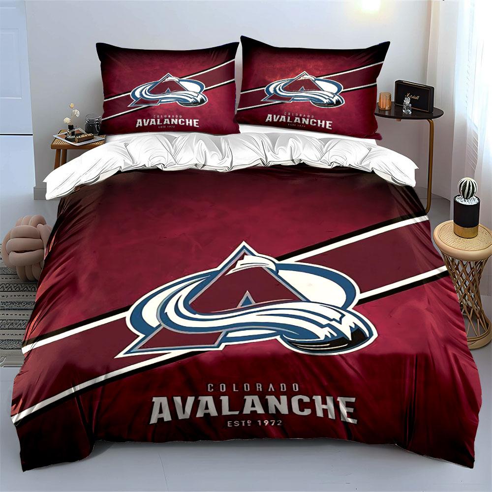 "Set Lenzuola Colorado Avalanche" Set Copripiumino Copripiumino Federe (1 * Copripiumino 2 * Federe, senza piumino)
