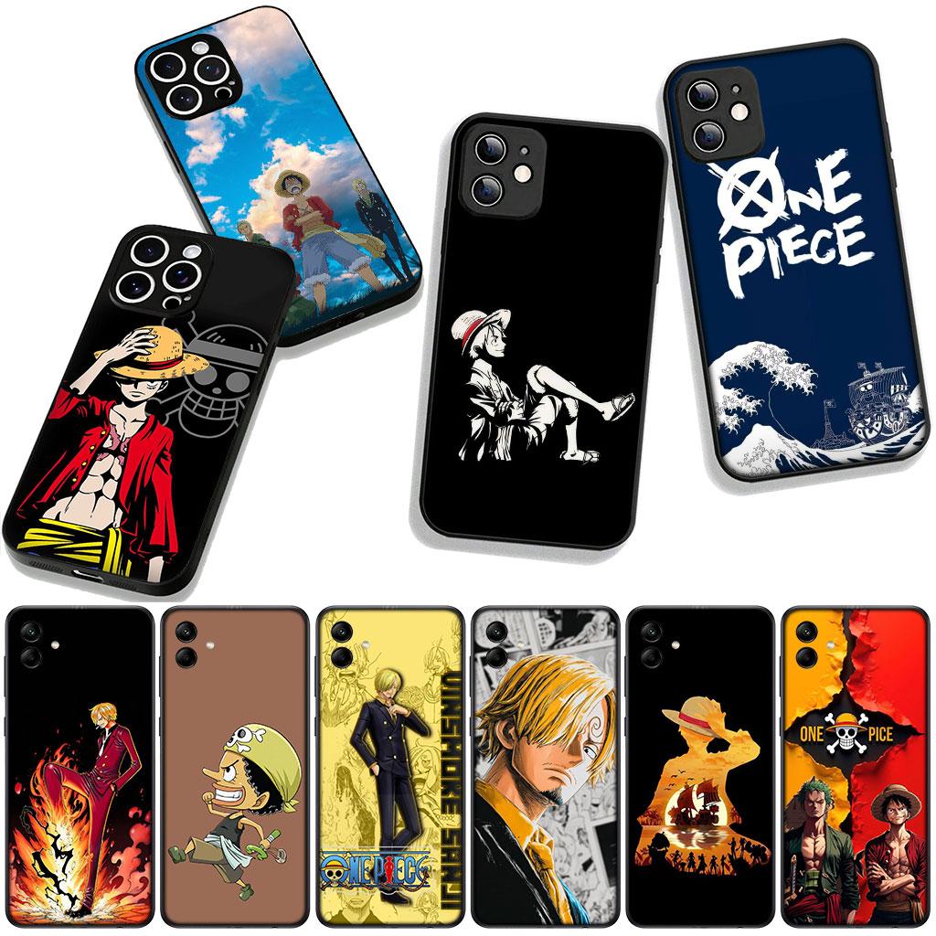 for Motorola Moto G54 G05 G24 G55 G75 G85 G15 G57 G86 Power Edge 50 30 Fusion neo Pro Case Anime Sanji Luffy One Zoro Piece