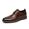 Italian Design Men's Oxford Business Shoes Formal Casual Leather Laces Lace-Up Anti-slip Flat Designer Shoes Comfy Walking Shoes