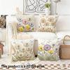 1/4Pcs Colorful Dandelion Patterned Pillow Covers Sofa Bed Cushion Cover Home Bedroom Decoration, 2D Flat Printing