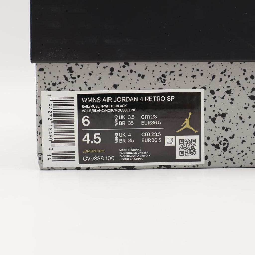 CV9388-100 Off-White A Nike Air Jordan 4 SP Sail (Women's)