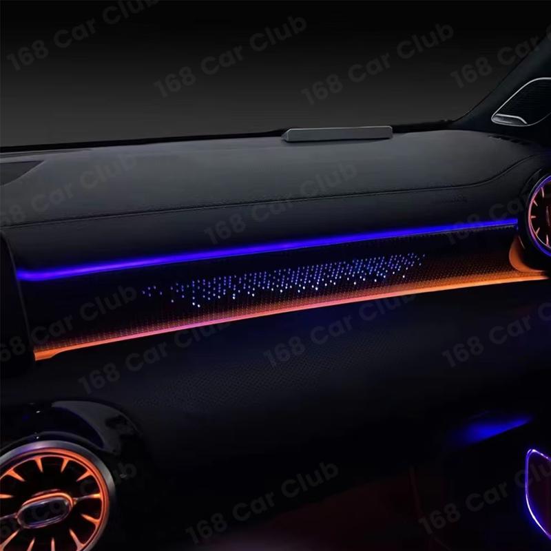 64 Colour RGB Ambient Light For W177 W118 CLA A Class Car Interior Starlight Decorative Panel Lamp LED Starry Sky Co Pilot Light