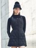 Road Roar Neo Diamond Quilted Dress Black