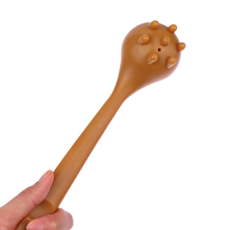 1 Pcs Manual Back Massage Hammer Tool, Silicone Long Handheld Hammer For Body Legs Arms Back Knock Scratcher For Home Office Gym