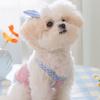 Breathable Summer Puppy Clothes Heart-shaped Print Pet Costume Sweet Cute Dog Vest  Spring Season