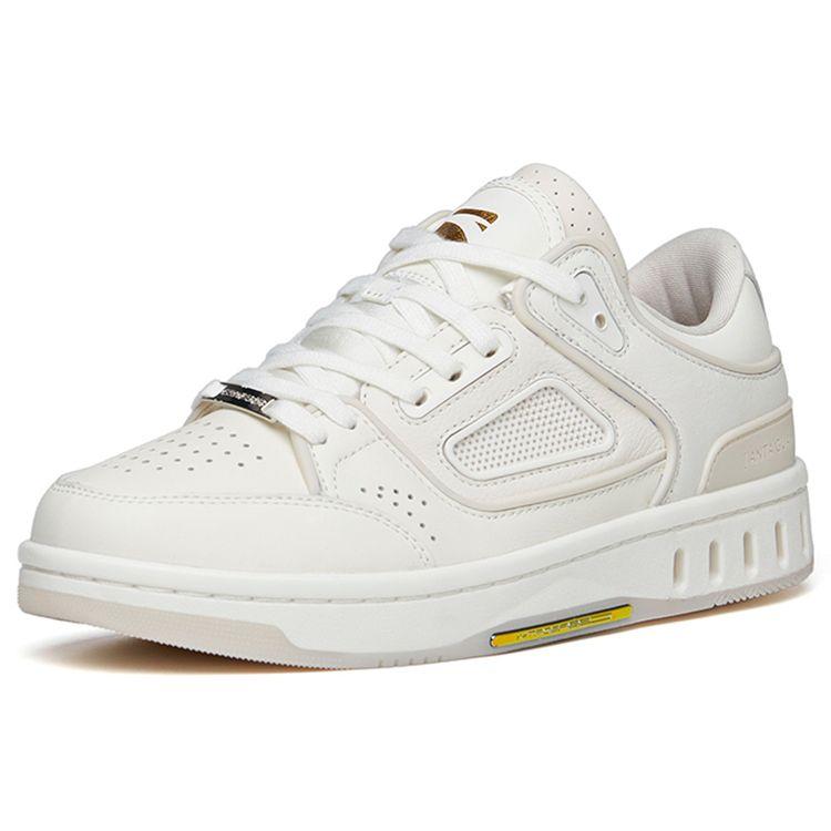 Anta Champion Sports Casual Low-Top Sneakers Women Sneakers White Gray 122218011A-2