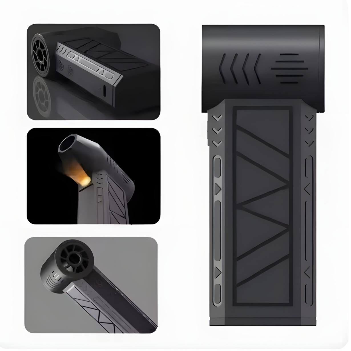 

Компактный турбореактивный вентилятор с бесщеточным двигателем 130 000 об/мин воздуходувка обеспечивает скорость ветра 35 м/с промышленная вытяжка пыли вентиляция чёрный