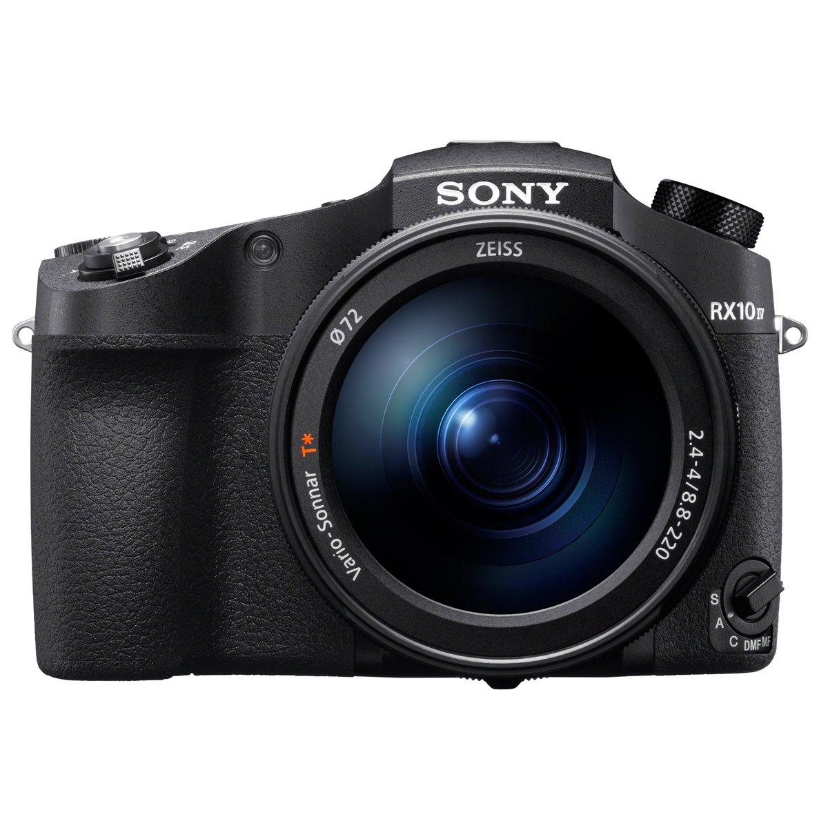 

Компактна цифрова камера SONY RX10IV чорного типу багатошаровий CMOS-сенсор 25-кратний оптичний зум Рухомий РК-монітор Запис відео 4K Cyber-shot 1.0 (24-600мм)