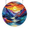 Buntglasfenster Hängendes Puzzle Sonnenfänger Heimdekorationen Acryl-Sonnenfänger