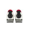 Baskets Homme Air Jordan 4 Retro Flight Club Blanc Voile Noir IM4002-100