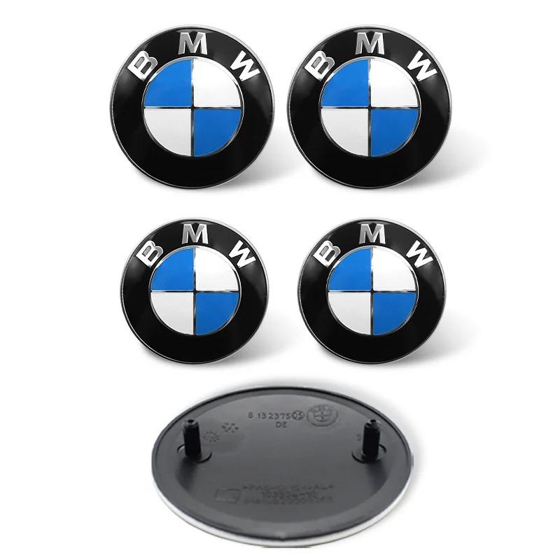 BMW M Car Logo Emblem 1/2pcs 82mm 74mm Compatible with E46 E36 E34 F10 E90 F30 E60 F30 E53 E30 E92 for Front Hood And Rear Trunk fsdf08
