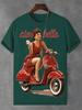 Sommer Neue Mode Trend T-Shirt Ciao Bella Buchstaben Druck Einfach Lässig Kurzarm T-Shirts Streetwear Unisex T-Shirts Y2k Oberteile
