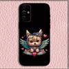 Pet Cute Dog Yorkshire Terrier Phone Case For Samsung S24,S21,S22,S23,S30,Ultra,S20,Plus,Fe,Lite,Note,10,9,5G Black Soft Shell