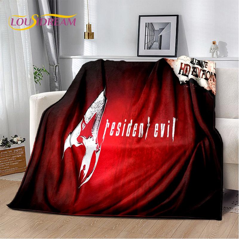 R-Resident Evil Game Gamer Soft Plush Blanket,Flannel Blanket Throw Blanket for Living Room Bedroom Bed Sofa Picnic Office Cover