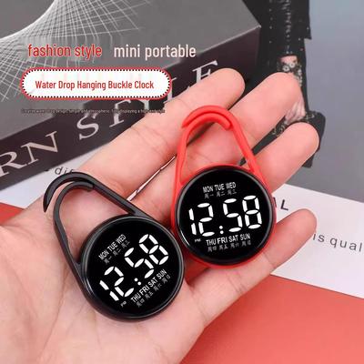 Neue LED Mini Schlüsselanhänger Wasserdichte Studentenuhr - Leuchtend & Tragbar